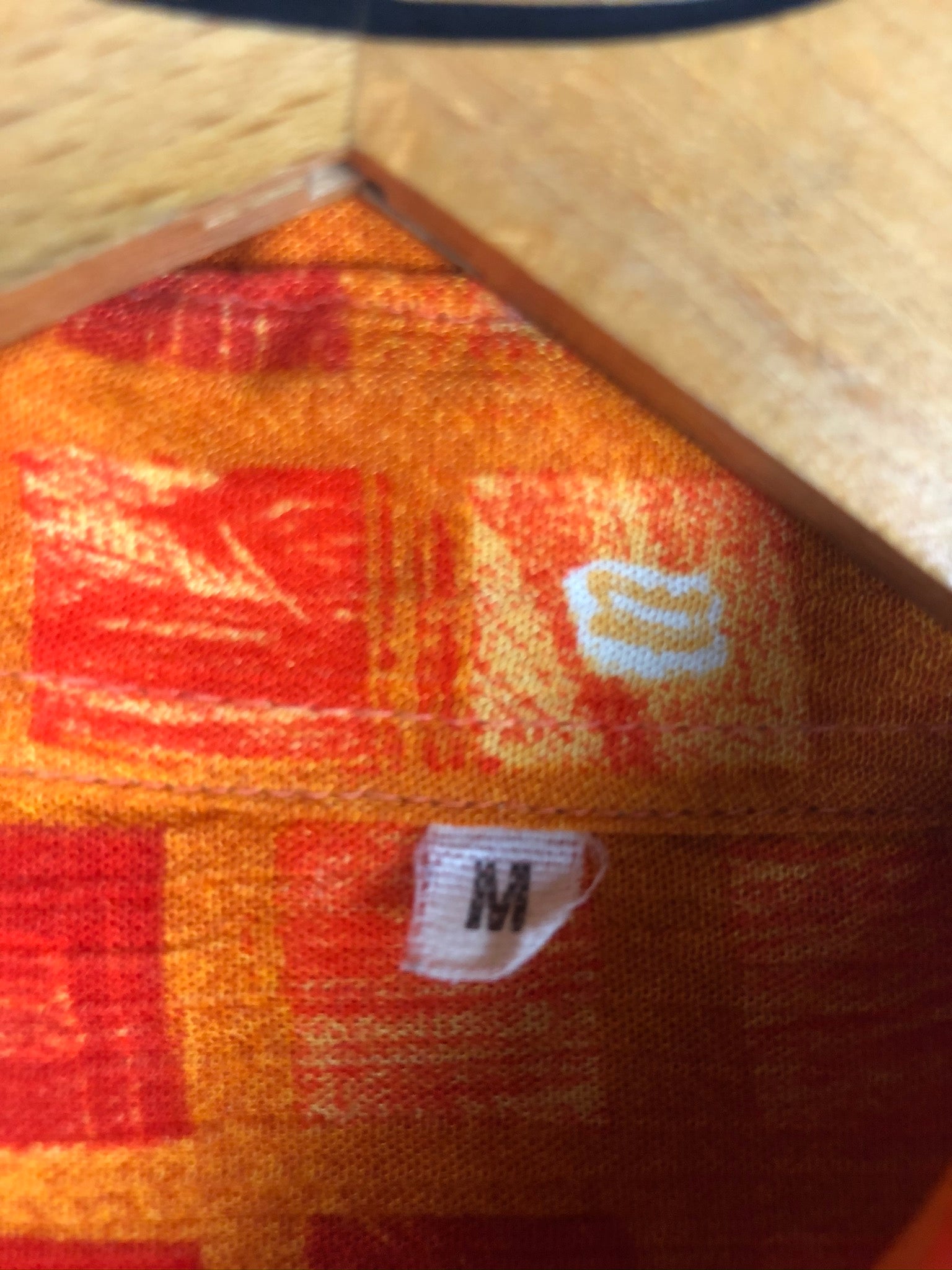 Vintage Crazy Pattern Hemd (L)
