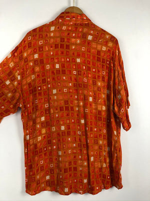 Vintage Crazy Pattern Hemd (L)