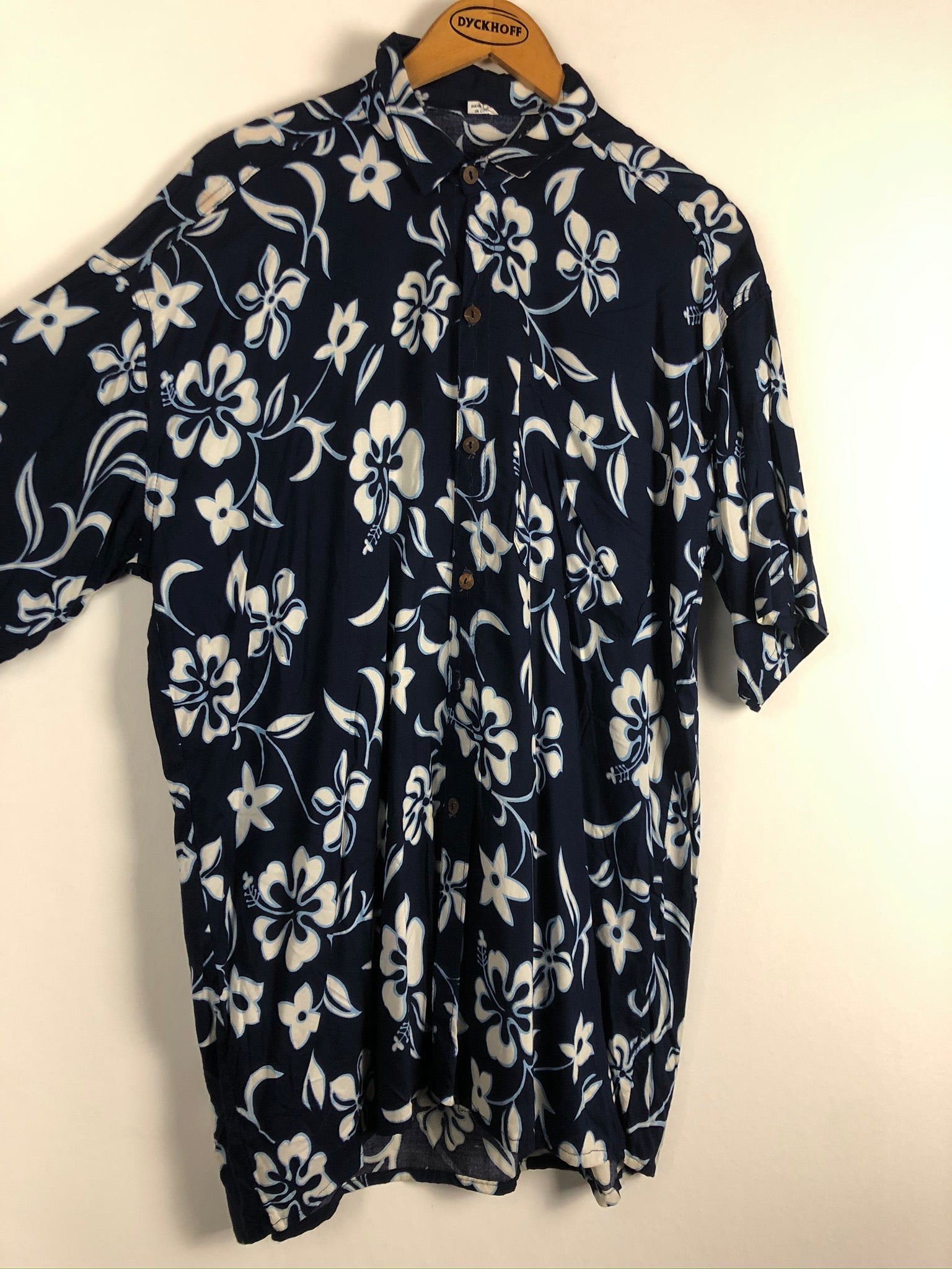 Vintage Crazy Pattern Hemd (L)