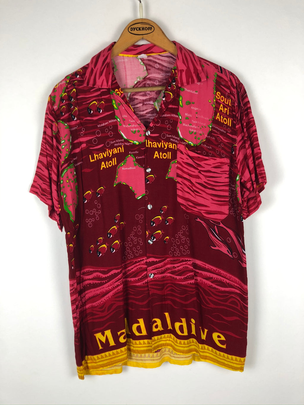 Vintage Crazy Pattern Hemd (S)