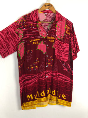 Vintage Crazy Pattern Hemd (S)