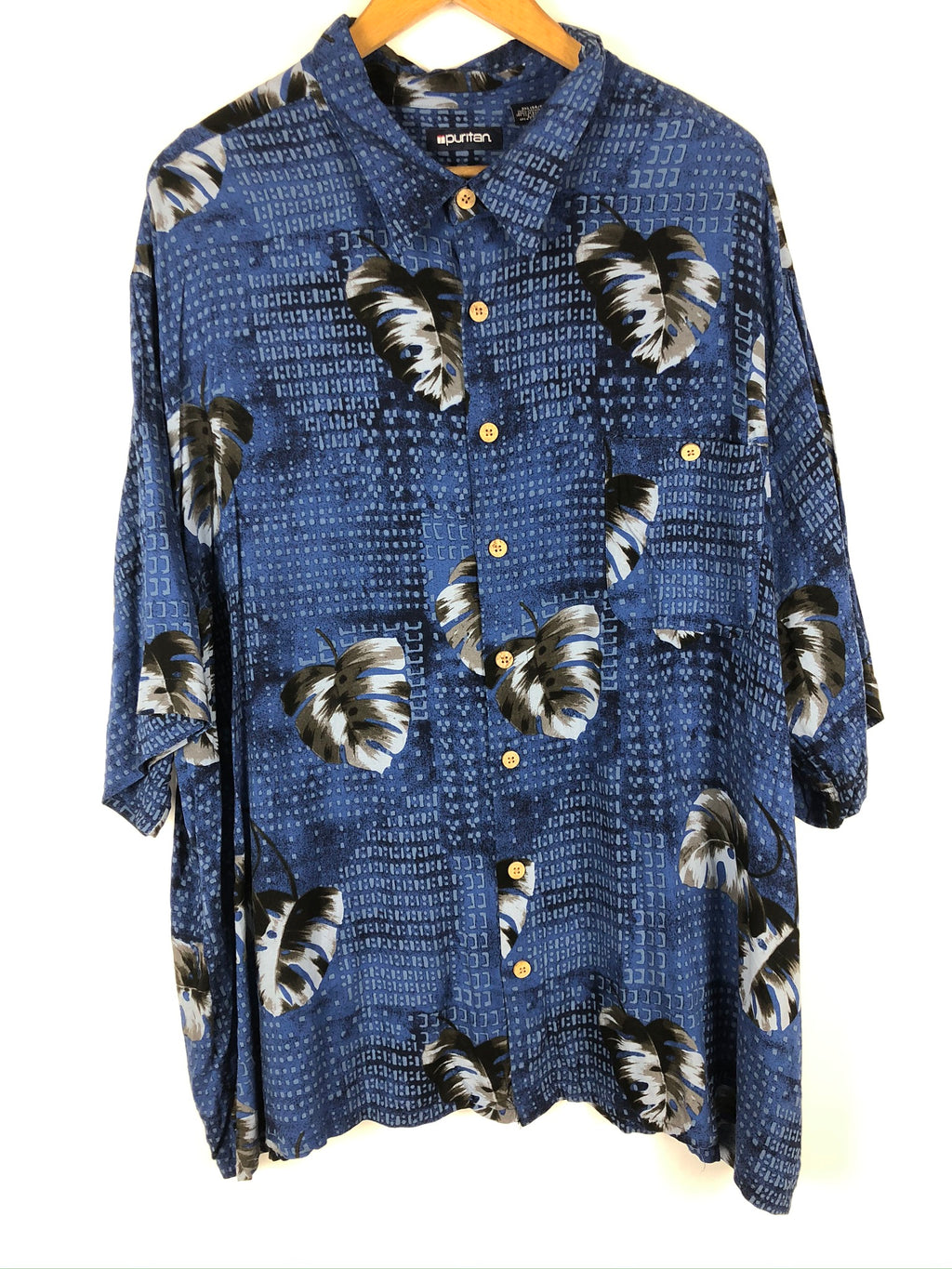 Vintage Crazy Pattern Hemd (XXL)