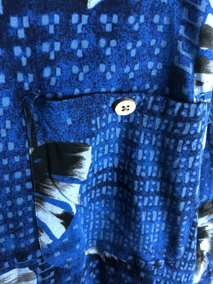 Vintage Crazy Pattern Hemd (XXL)