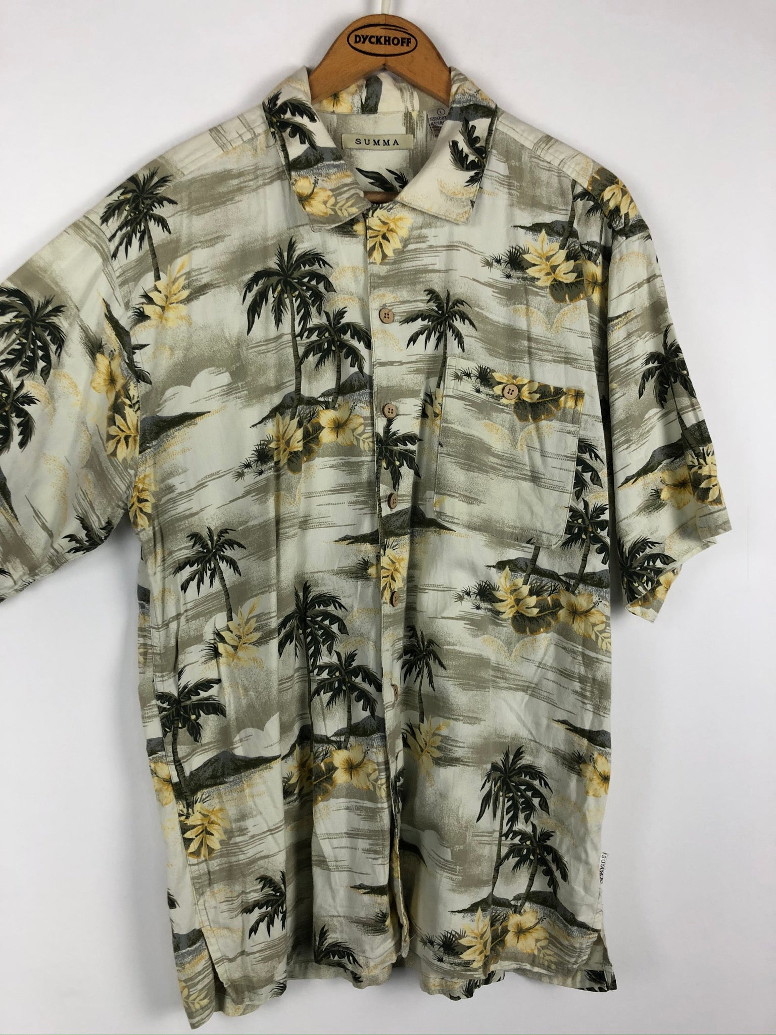 Vintage Crazy Pattern Hemd (L)