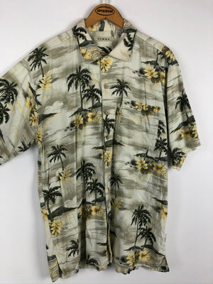Vintage Crazy Pattern Hemd (L)