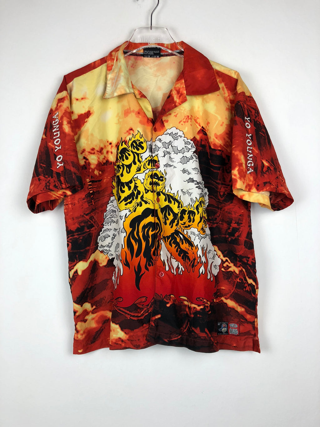 Vintage Crazy Pattern Hemd (S-M)