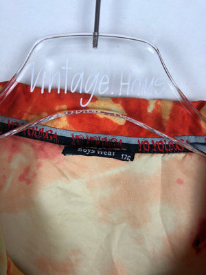 Vintage Crazy Pattern Hemd (S-M)