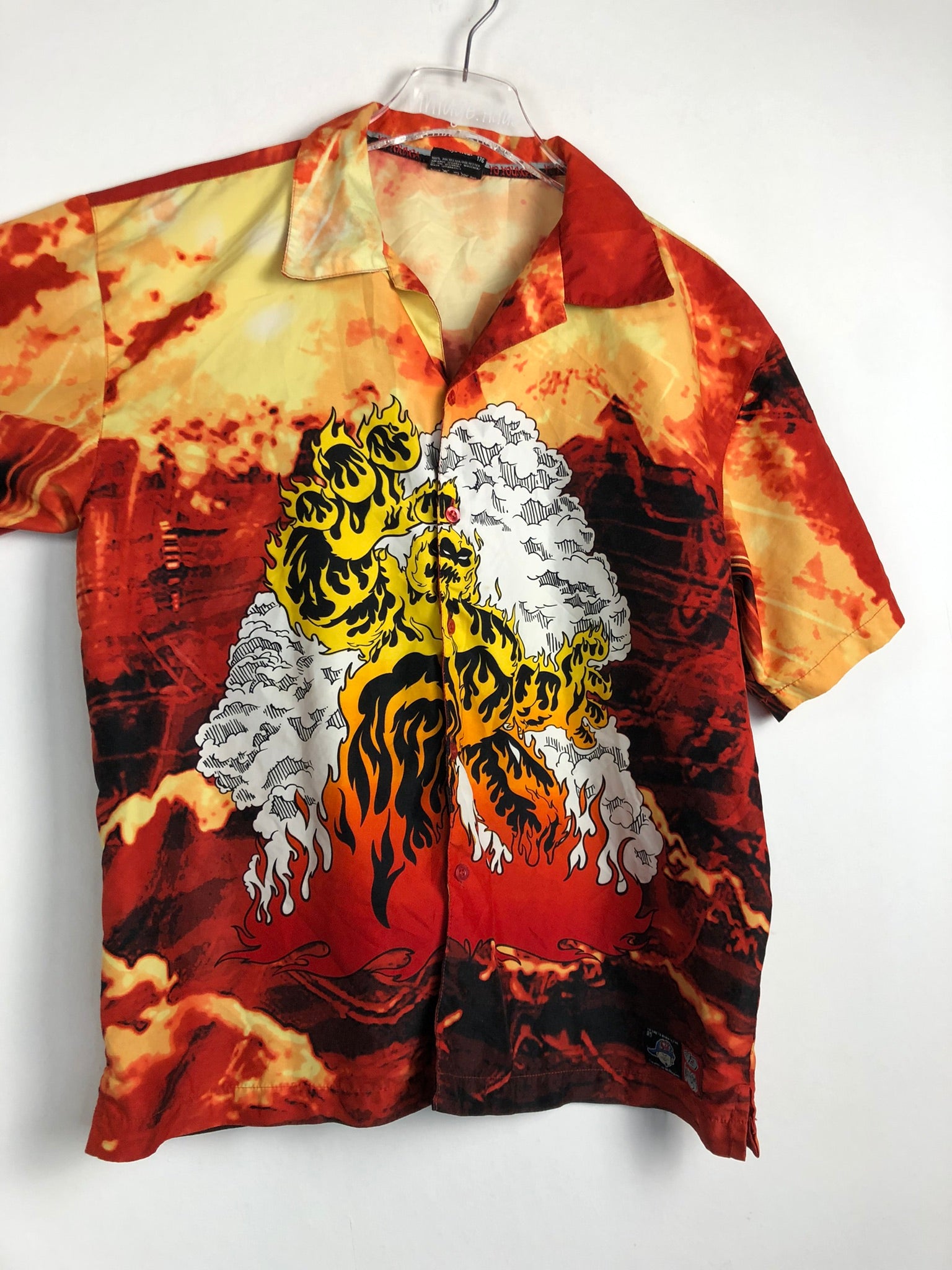 Vintage Crazy Pattern Hemd (S-M)