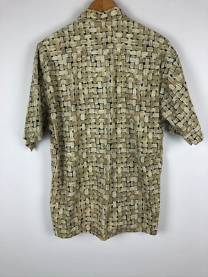Vintage Crazy Pattern Hemd (L)