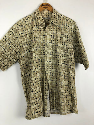Vintage Crazy Pattern Hemd (L)