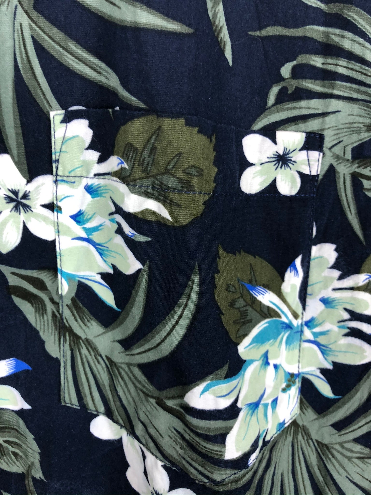 Vintage Crazy Pattern Hemd (L)