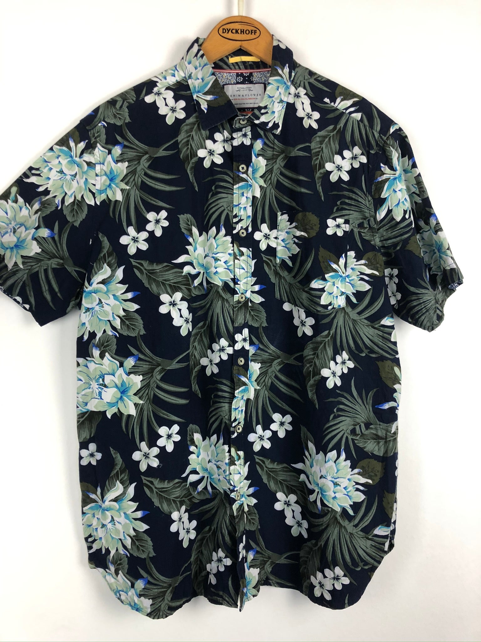 Vintage Crazy Pattern Hemd (L)