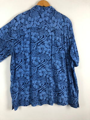 Vintage Crazy Pattern Hemd (XL)