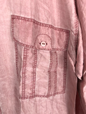 Vintage Seiden Hemd (M-L)