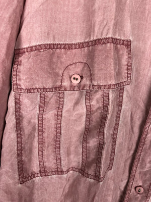 Vintage Seiden Hemd (M-L)