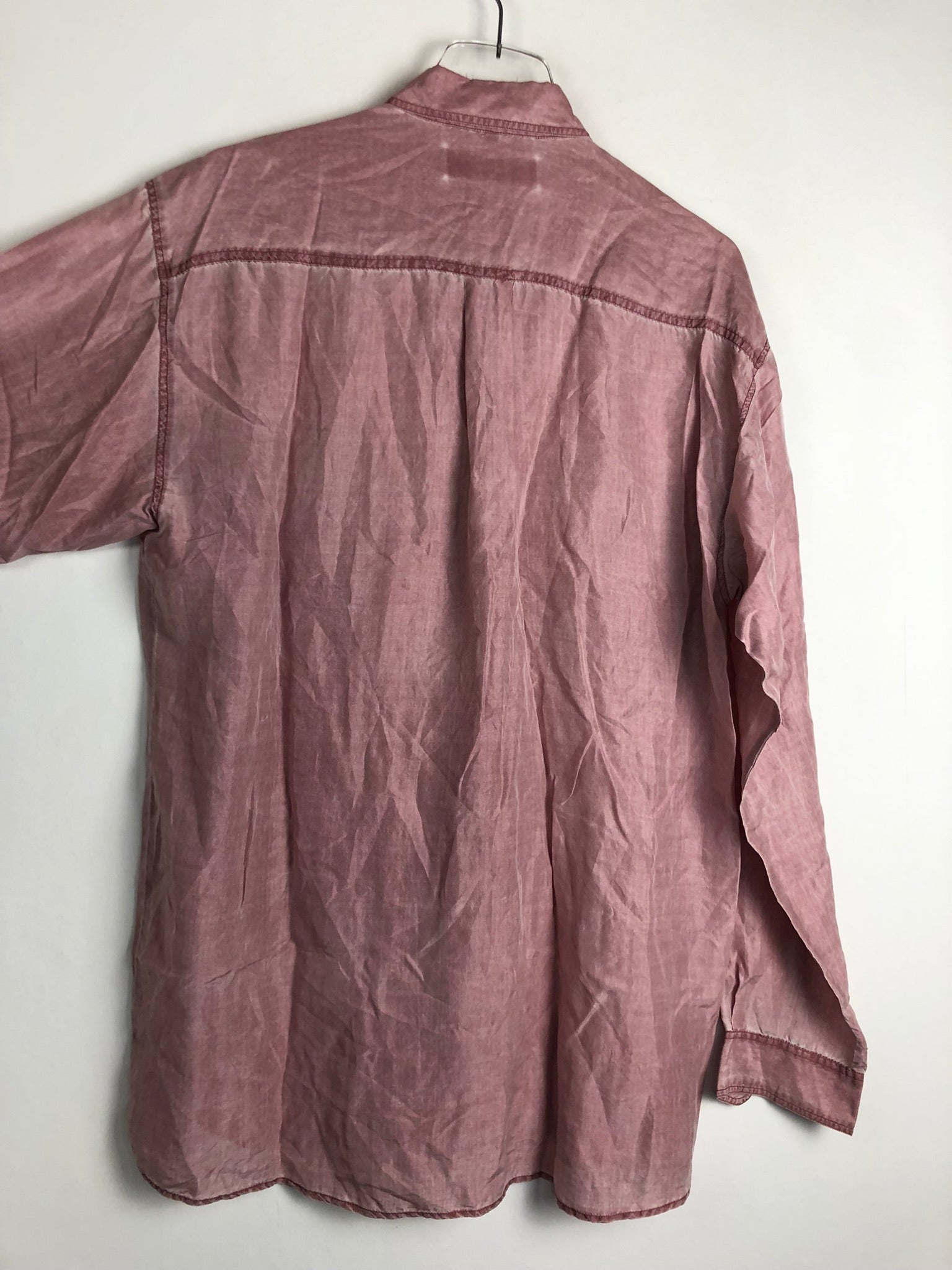 Vintage Seiden Hemd (M-L)