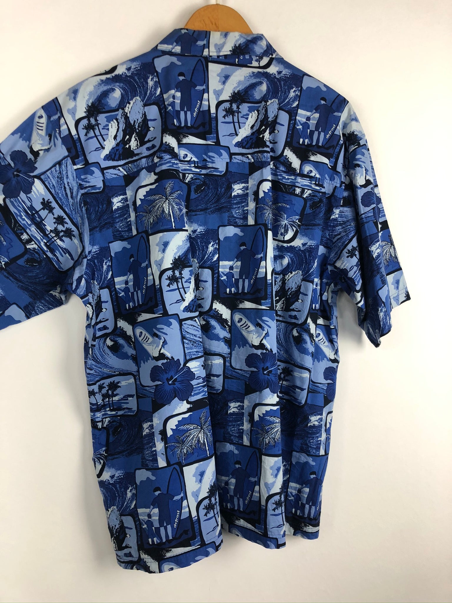 Vintage Crazy Pattern Hemd (L)