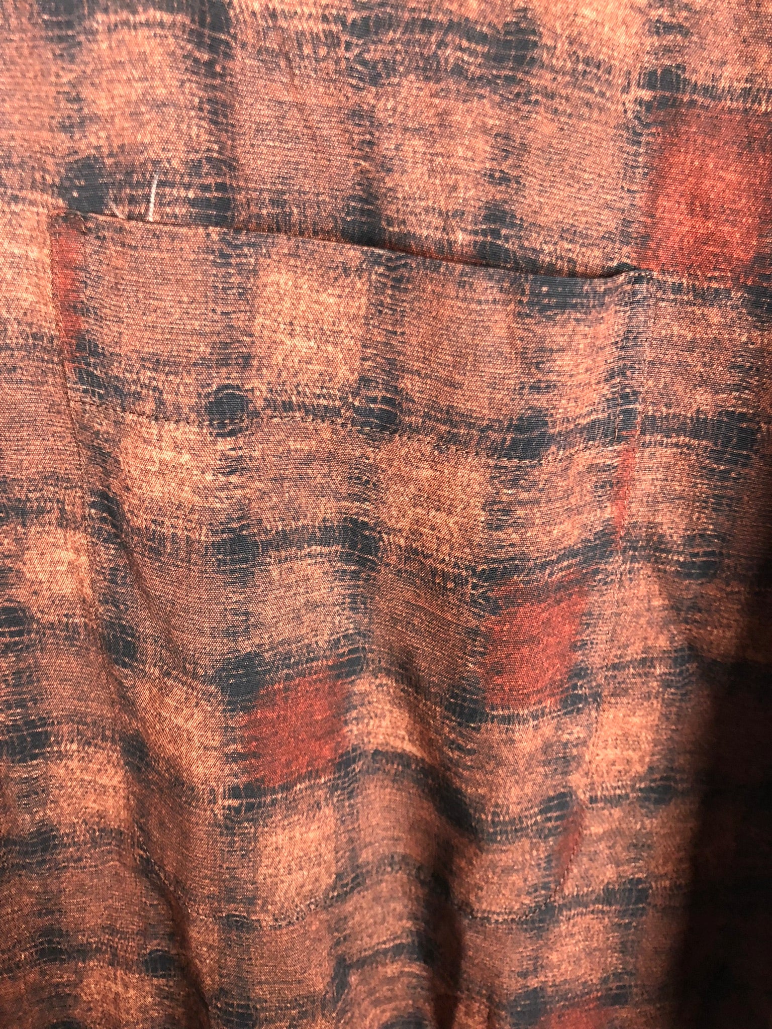 Vintage Crazy Pattern Hemd (L)