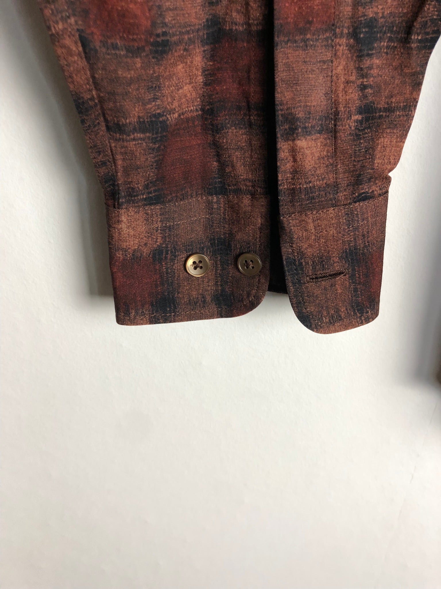 Vintage Crazy Pattern Hemd (L)