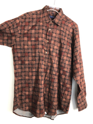 Vintage Crazy Pattern Hemd (L)