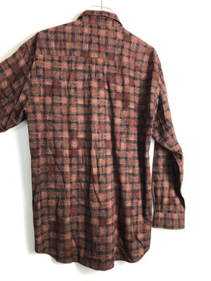 Vintage Crazy Pattern Hemd (L)