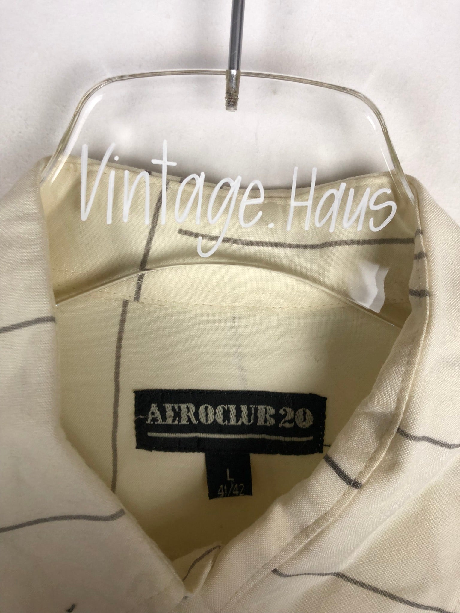 Vintage Crazy Pattern Hemd (L)