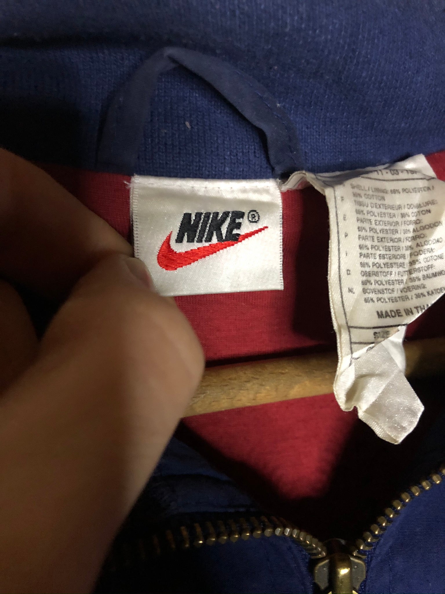 Vintage Nike Embroid Swoosh Jacke (L-XL)