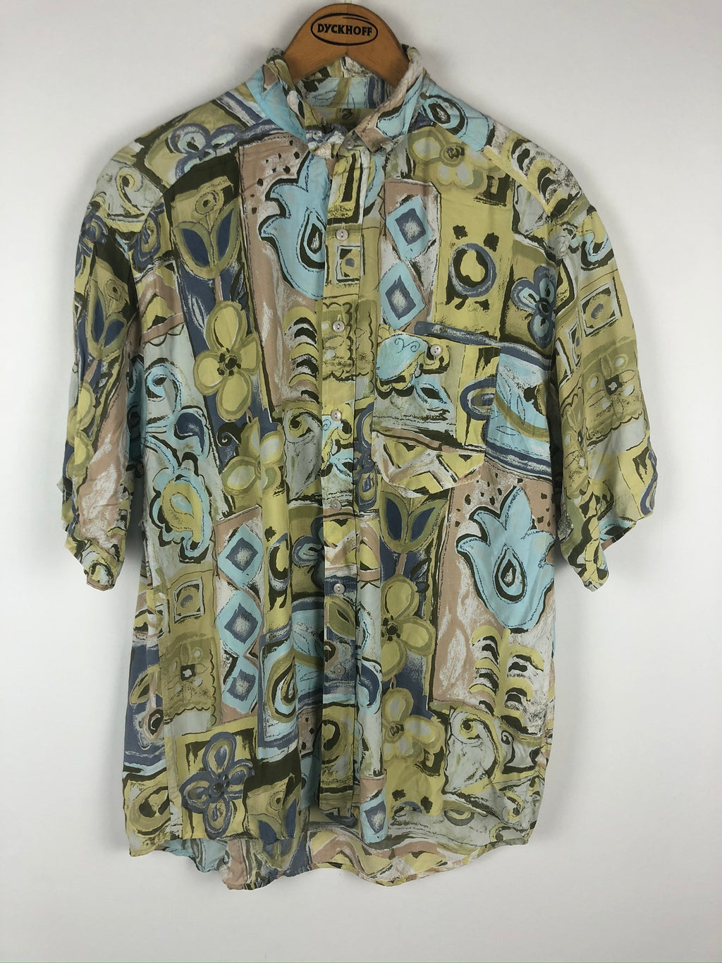 Vintage Crazy Pattern Hemd (S-M)