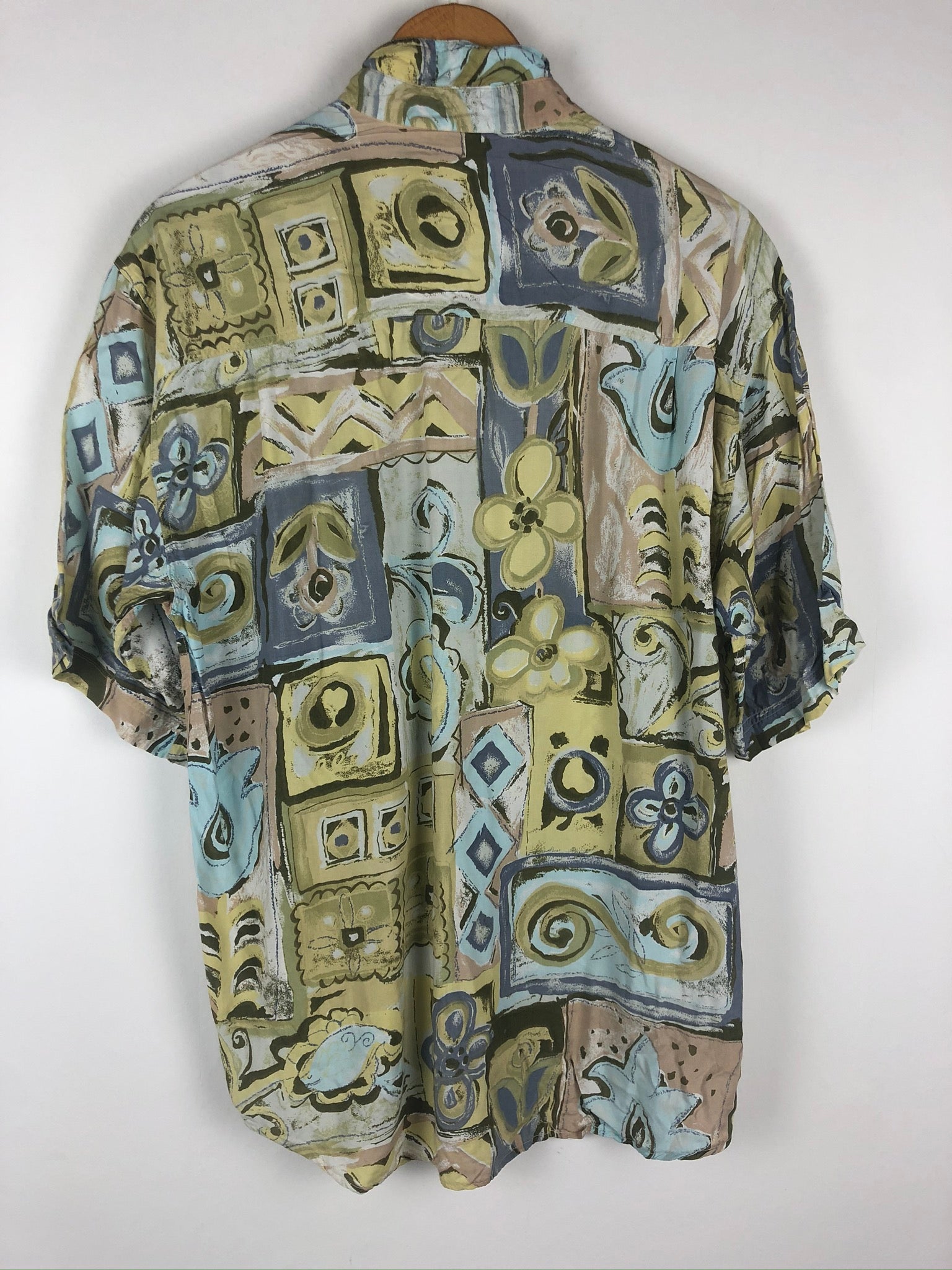 Vintage Crazy Pattern Hemd (S-M)