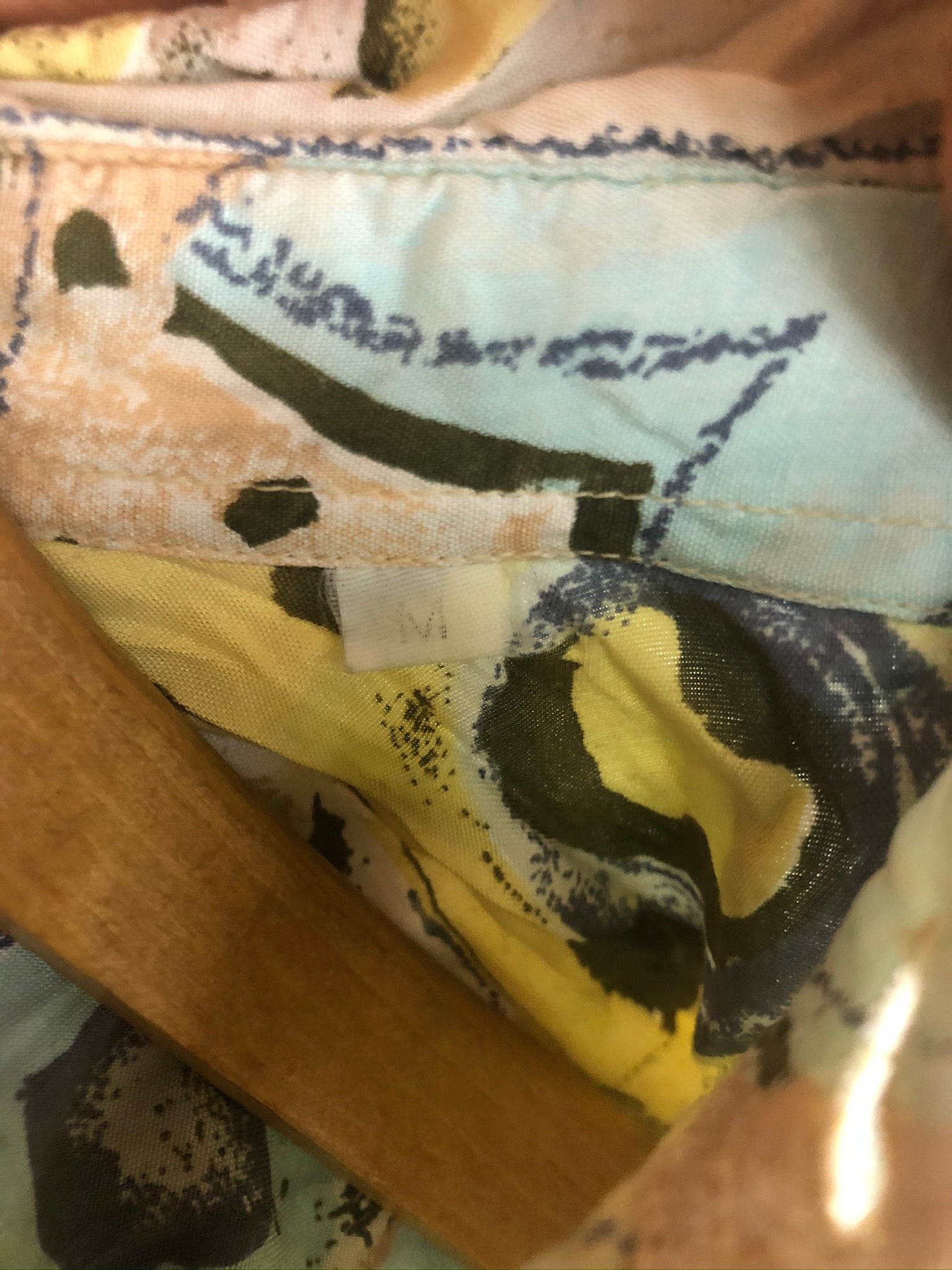 Vintage Crazy Pattern Hemd (S-M)