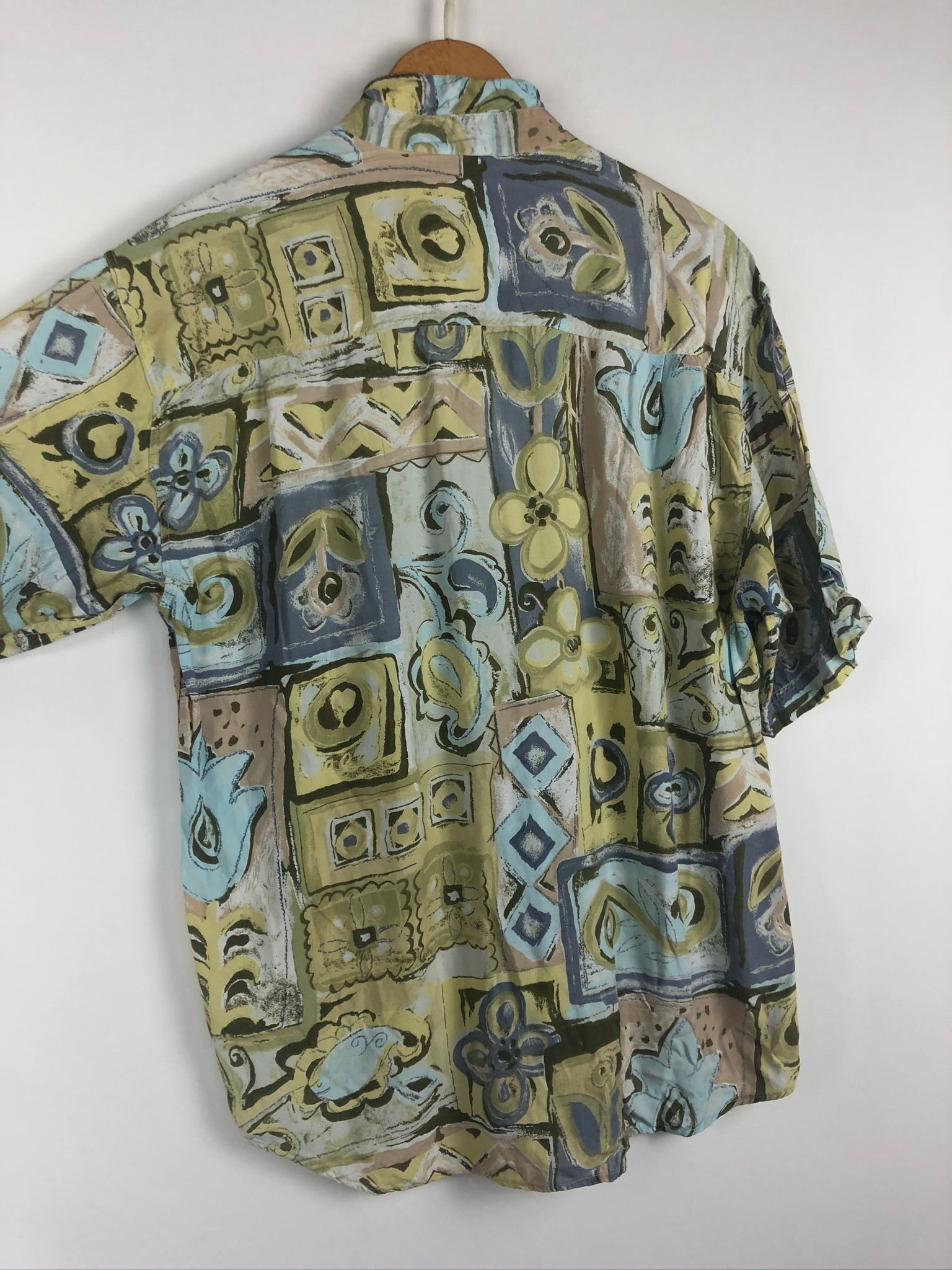 Vintage Crazy Pattern Hemd (S-M)