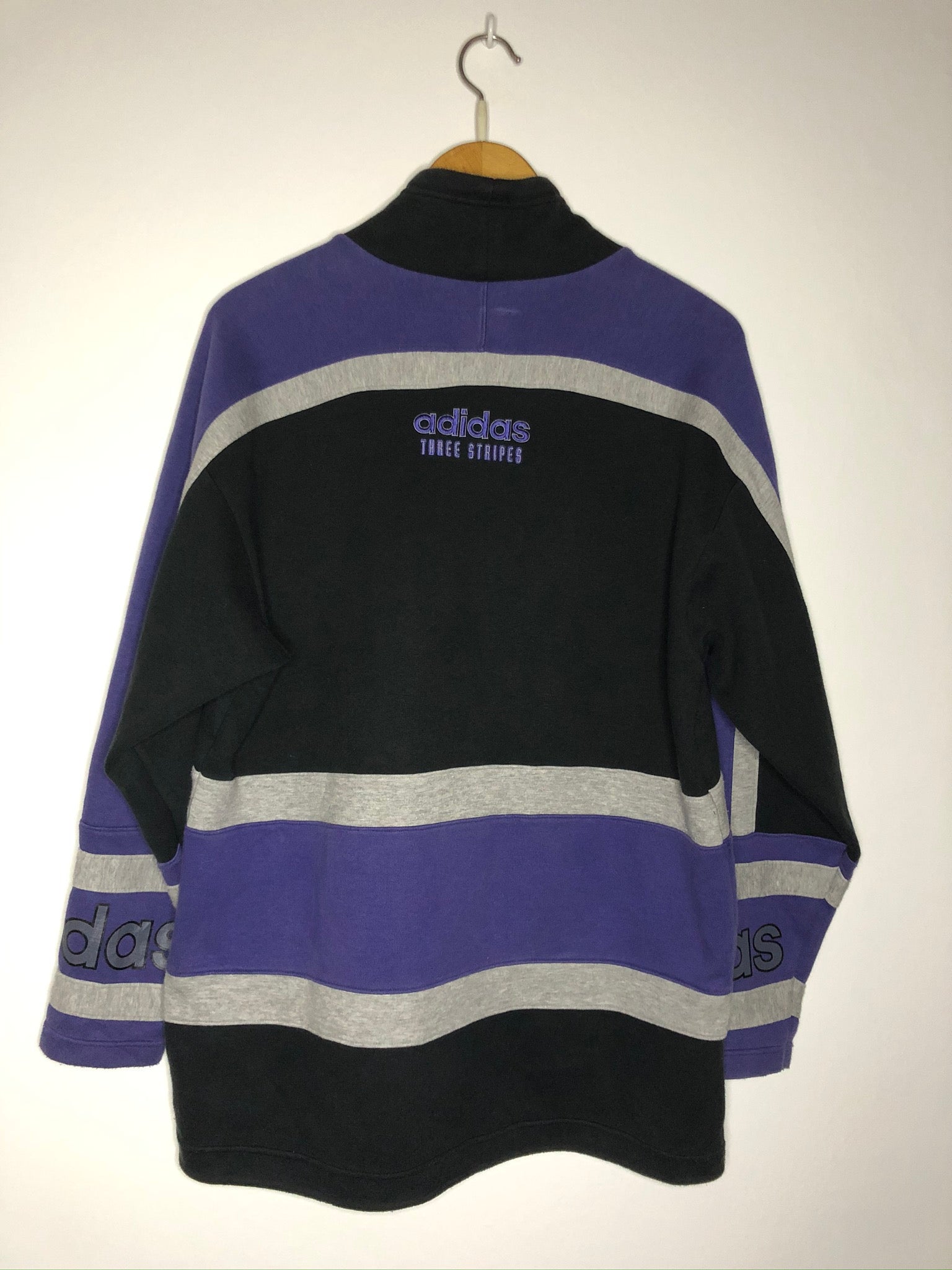 Vintage Adidas 3 Stripes Sweater (L)