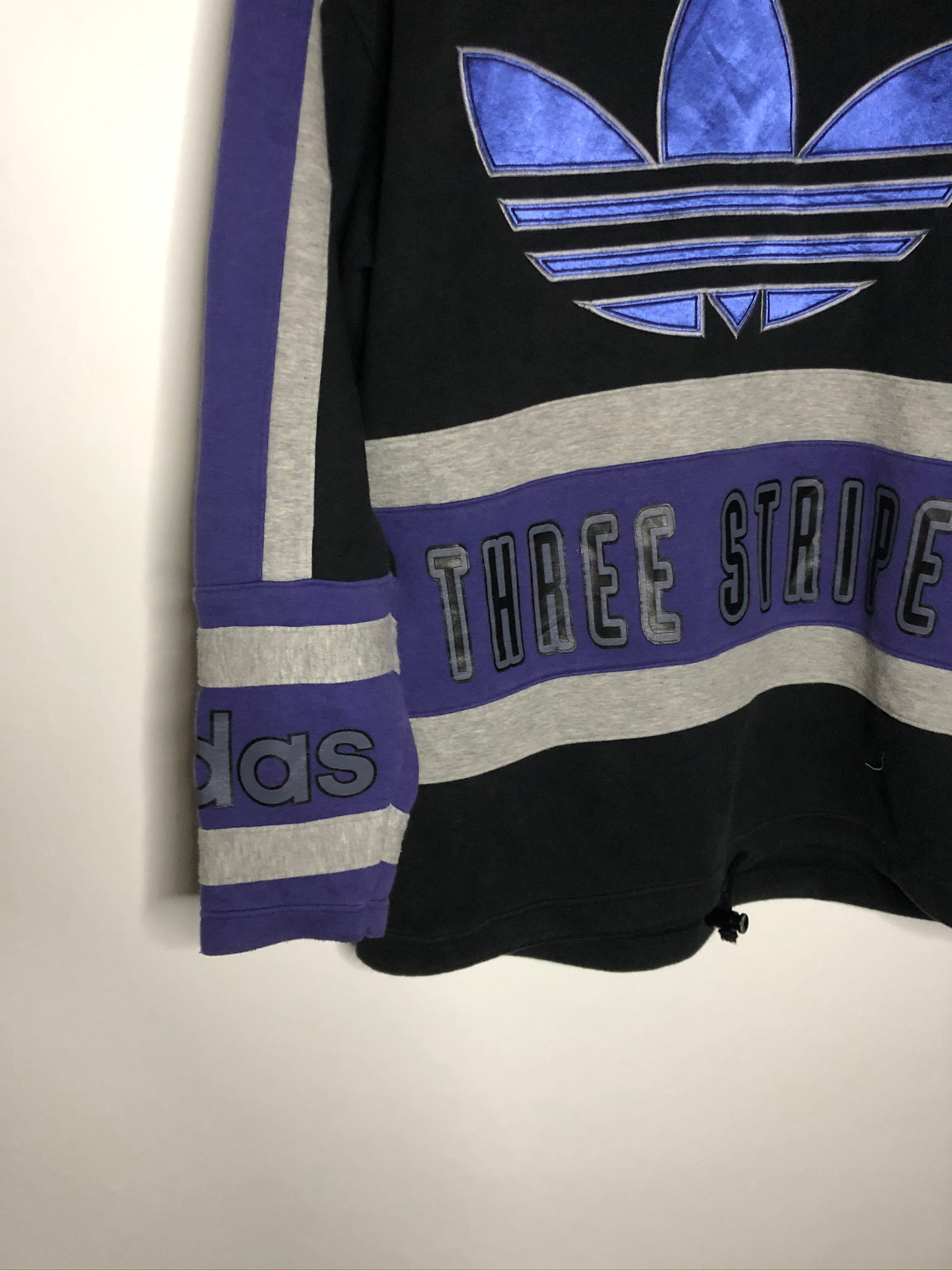 Vintage Adidas 3 Stripes Sweater (L)