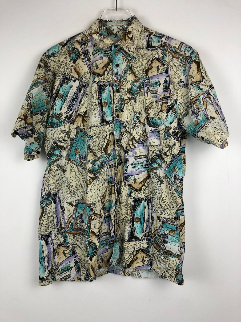 Vintage Crazy Pattern Hemd (M)