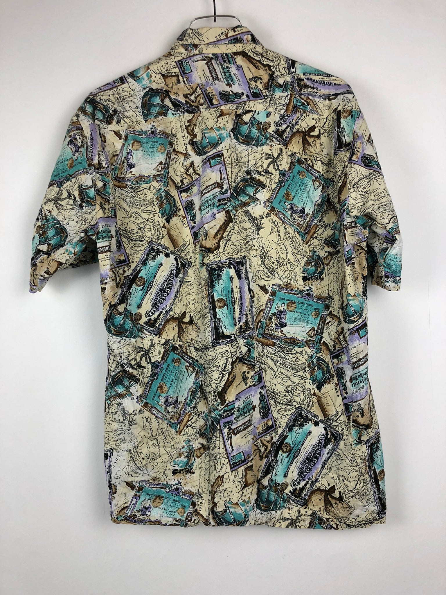 Vintage Crazy Pattern Hemd (M)