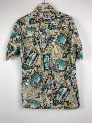 Vintage Crazy Pattern Hemd (M)