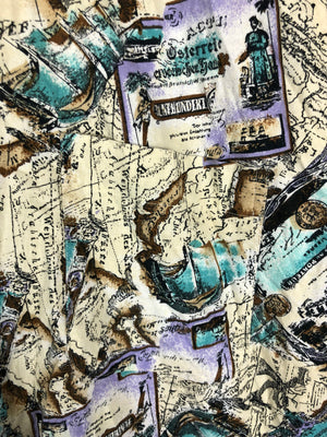 Vintage Crazy Pattern Hemd (M)