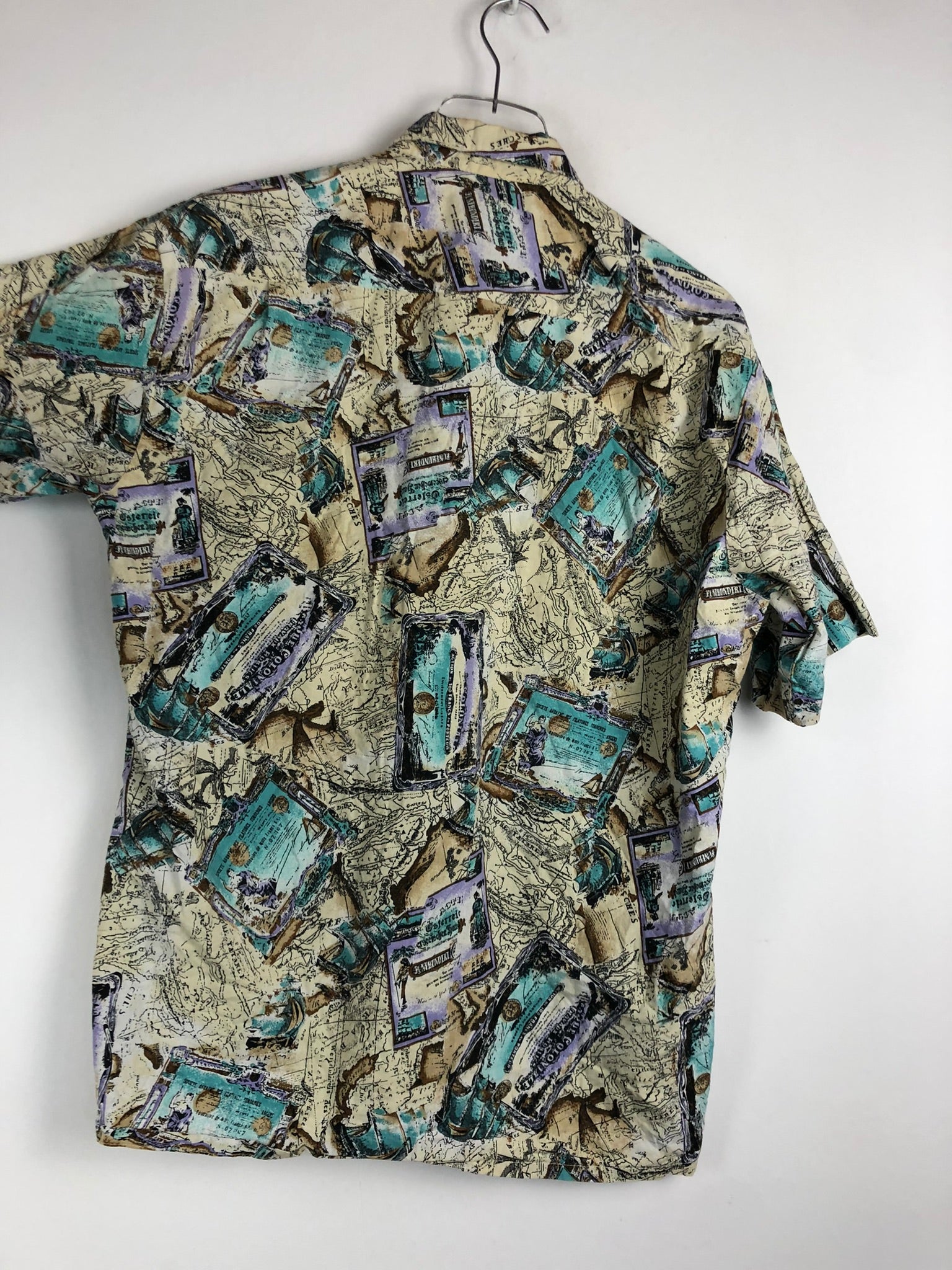 Vintage Crazy Pattern Hemd (M)