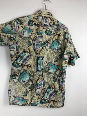 Vintage Crazy Pattern Hemd (M)