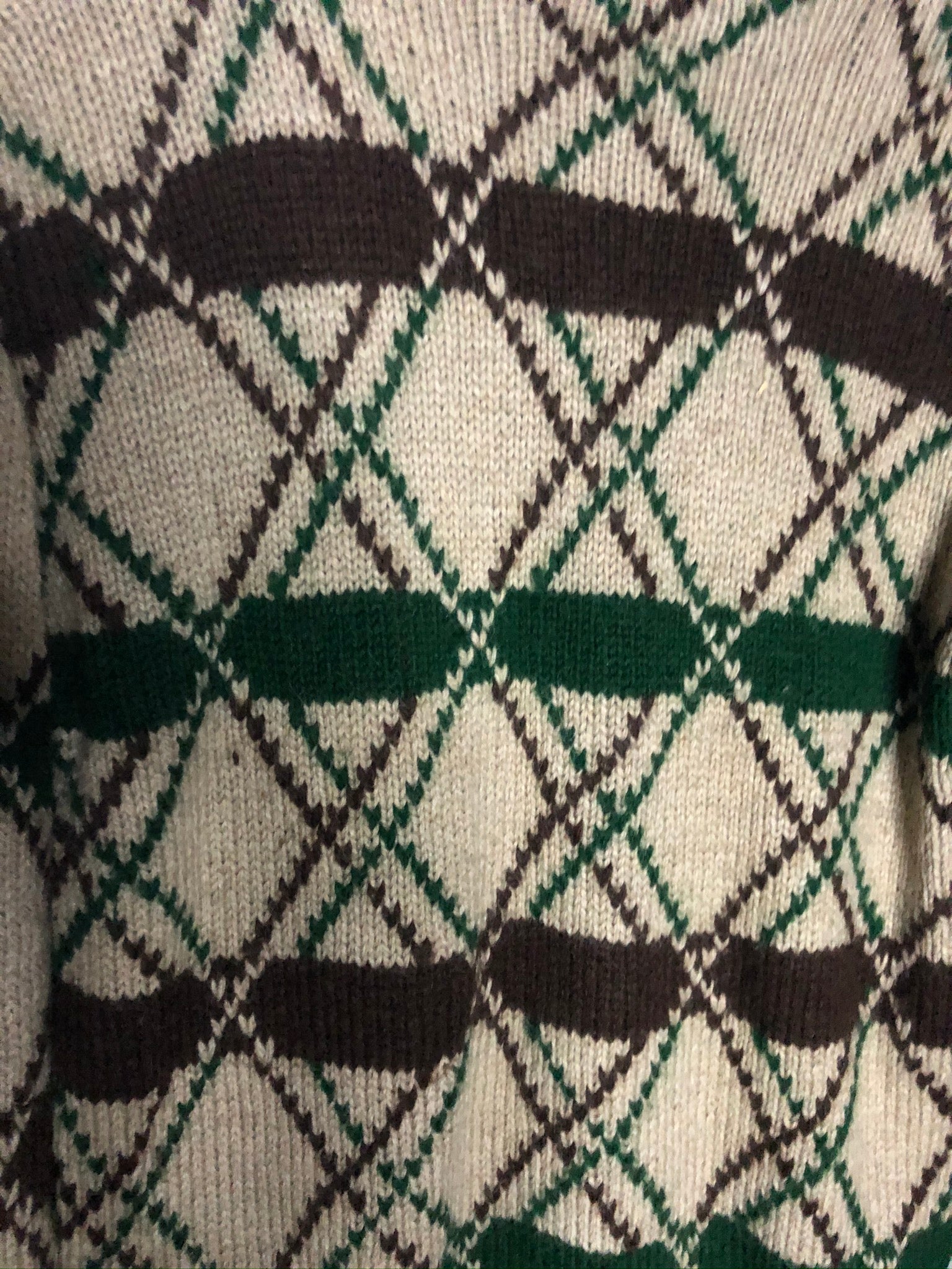 Vintage Pullover mit tollem Muster (S)