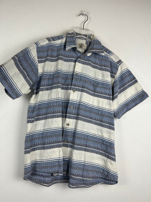 Vintage Crazy Pattern Baumwoll Hemd (L)