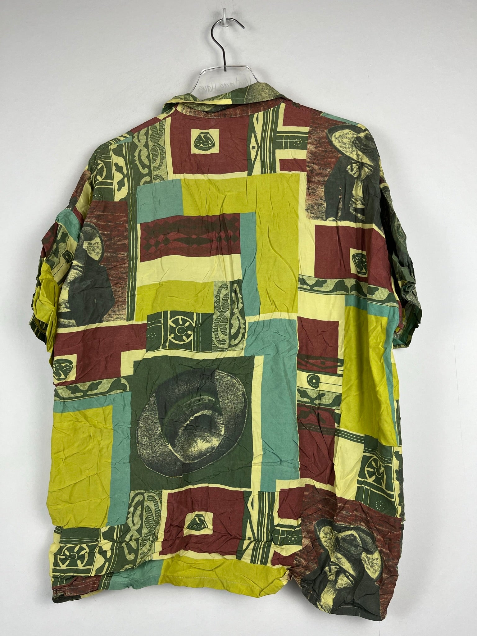 Vintage Crazy Pattern Hemd (M)