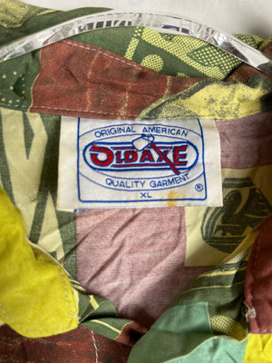 Vintage Crazy Pattern Hemd (M)