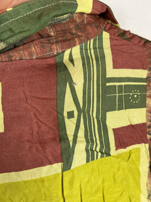 Vintage Crazy Pattern Hemd (M)