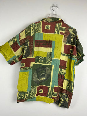 Vintage Crazy Pattern Hemd (M)