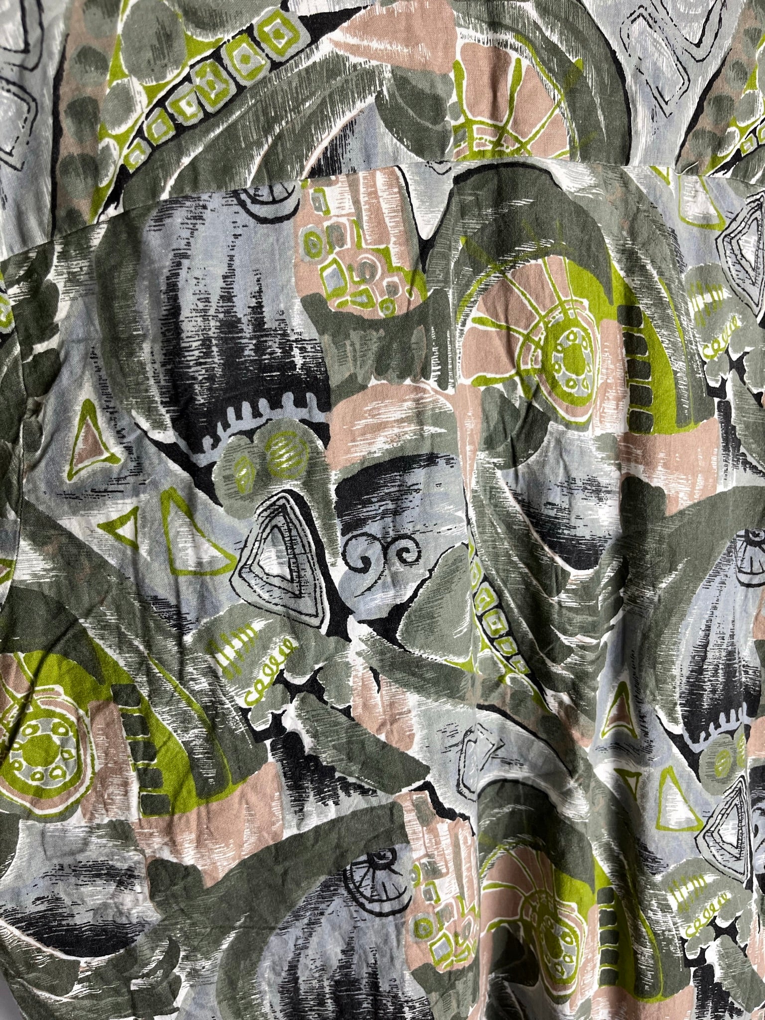Vintage Crazy Pattern Hemd (L)