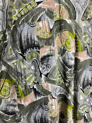 Vintage Crazy Pattern Hemd (L)