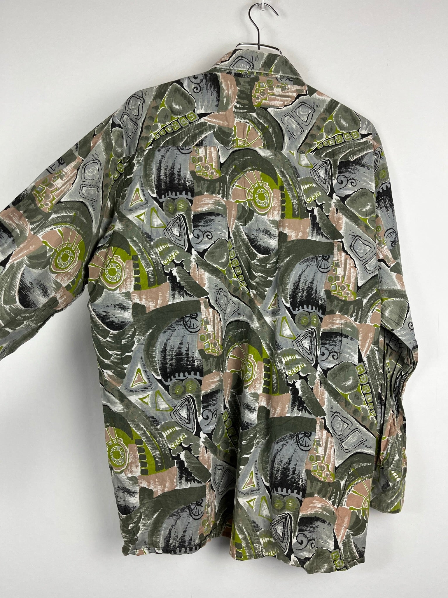 Vintage Crazy Pattern Hemd (L)