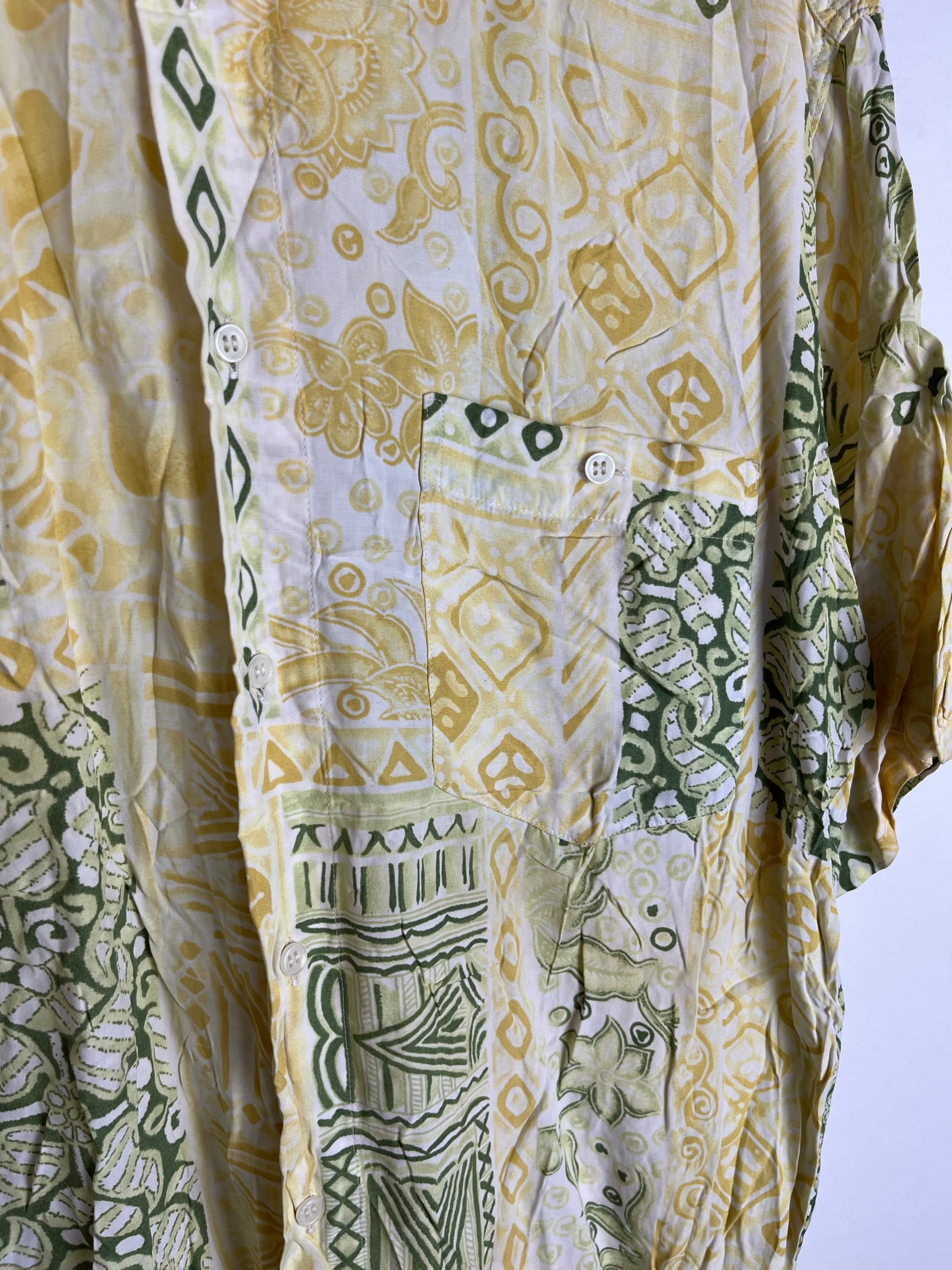 Vintage Crazy Pattern Hemd (S)