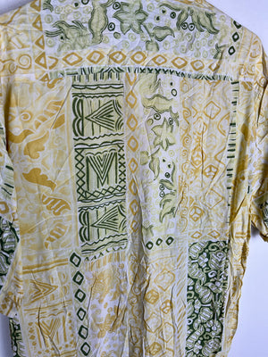 Vintage Crazy Pattern Hemd (S)